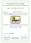 Osvědčení Sispo 2022