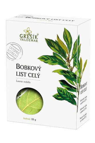 Bobkový list celý 10g Grešík