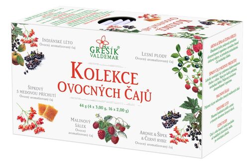 Kolekce Ovocných čajů 44g Grešík