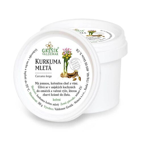 Kurkuma mletá 50g Grešík