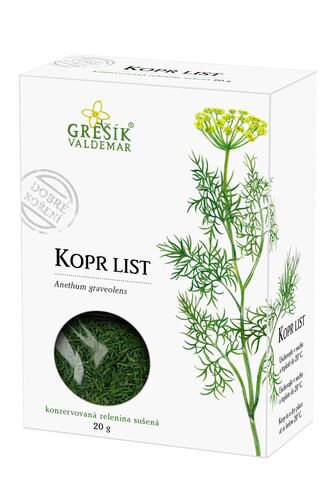 Kopr list 20g Grešík