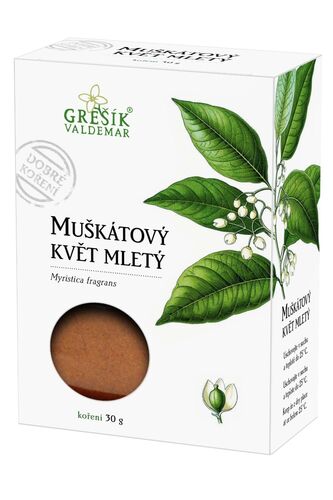 Muškátový květ mletý 30g Grešík