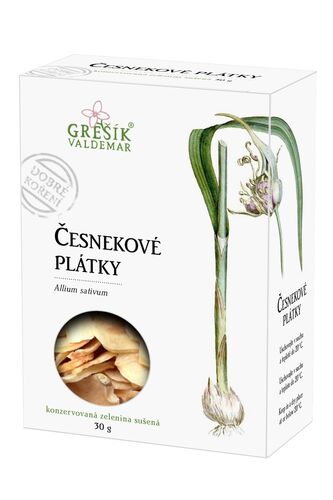 Česnekové plátky 30g Grešík