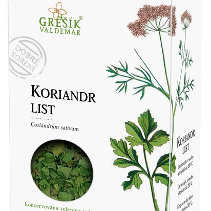 Koriandr list