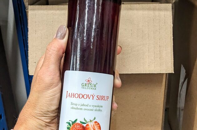 JAHODOVÝ SIRUP