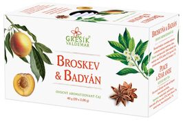 Broskev & Badyán ovocný porcovaný čaj