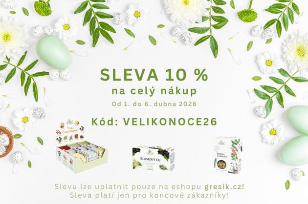 VELIKONOČNÍ SLEVA